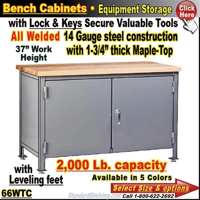 66WTC / Heavy-Duty Bench Storage Cabinet