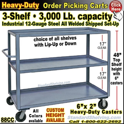 88CC / 3-Shelf Steel Stock Transport Truck