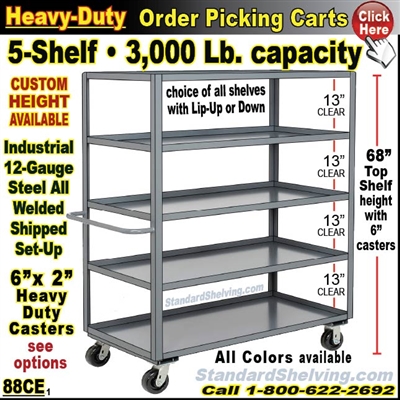 88CE / 5-Shelf Steel Stock Transport Truck