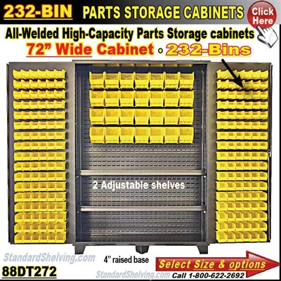 88DT272 / 232-Bin Heavy-Duty Storage Cabinet