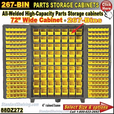 88DZ272 / 267-Bin Heavy-Duty Storage Cabinet