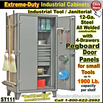 ST111 / Extreme Duty Tool & Janitorial Cabinets